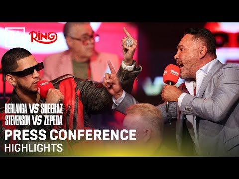 Things went crazy here | Berlanga vs. Sheeraz & Shakur vs. Zepeda Press Conference