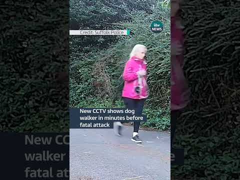 New CCTV footage of Anita Rose on the morning she was attacked has been released by police #itvnews