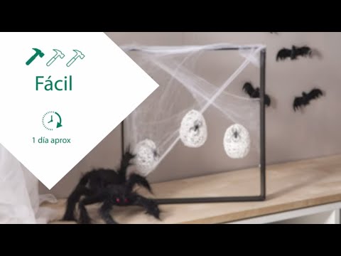 Crea nidos de araña para Halloween – LEROY MERLIN