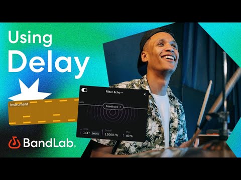 Using delay in BandLab's free web Studio (BandLab Tutorial)