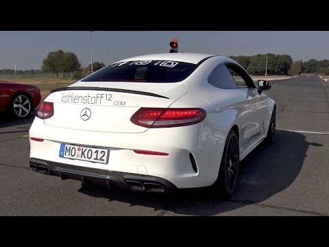 Mercedes Amg C63 S Coupe Launch Control Exhaust Sounds Gumball 3000