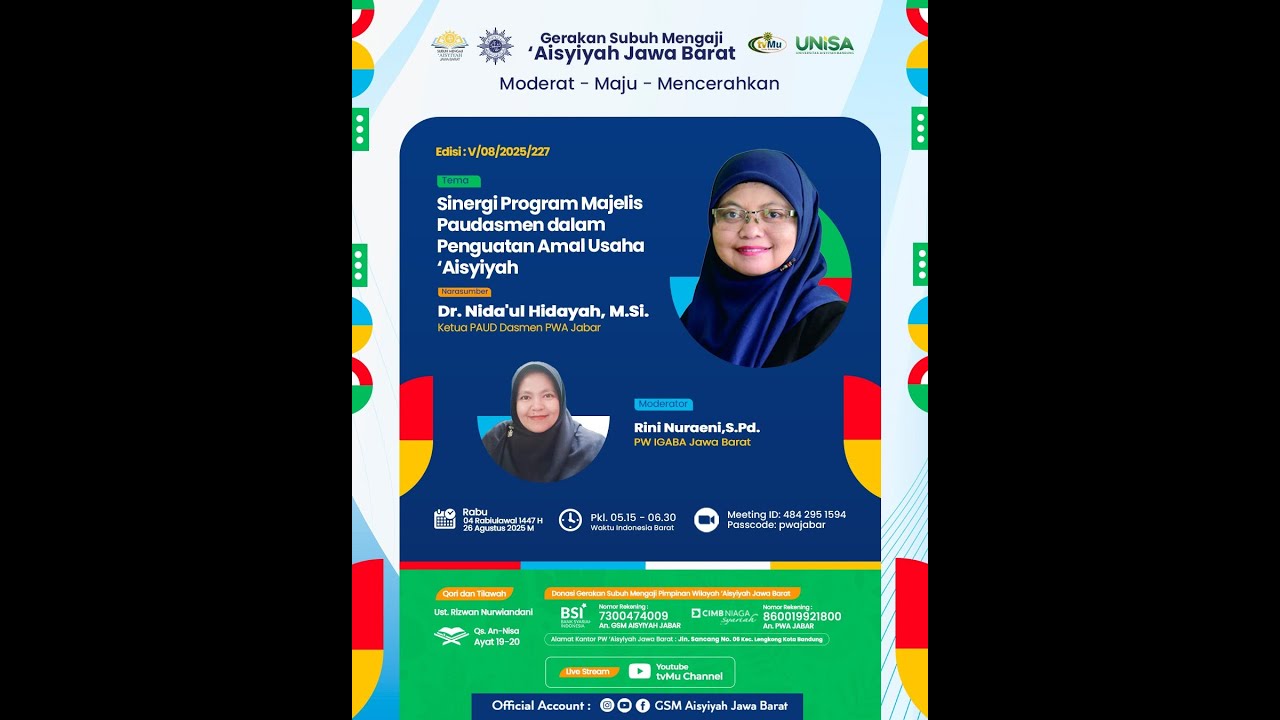 GSM |Sinergi Program Majelis Paudasmen dalam Penguatan Amal Usaha ‘Aisyiyah - MuhammadiyahNews.com