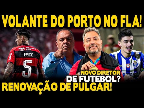 CONTRATAÇÃO DE VOLANTE DO PORTO! RENOVAÇÃO DE PULGAR! EX DIRETOR DE FUTEBOL DO VASCO NO FLA?