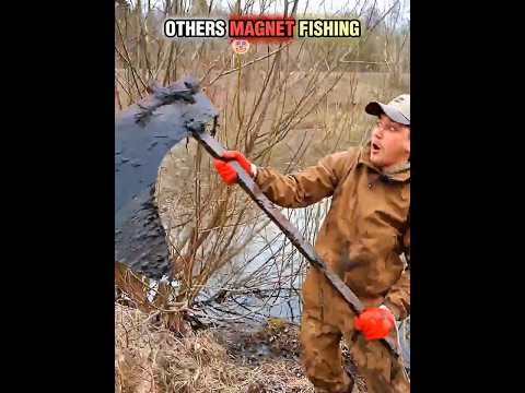Magnet Fishing Surprise Ending Will Shock You! #edit #find #magnet