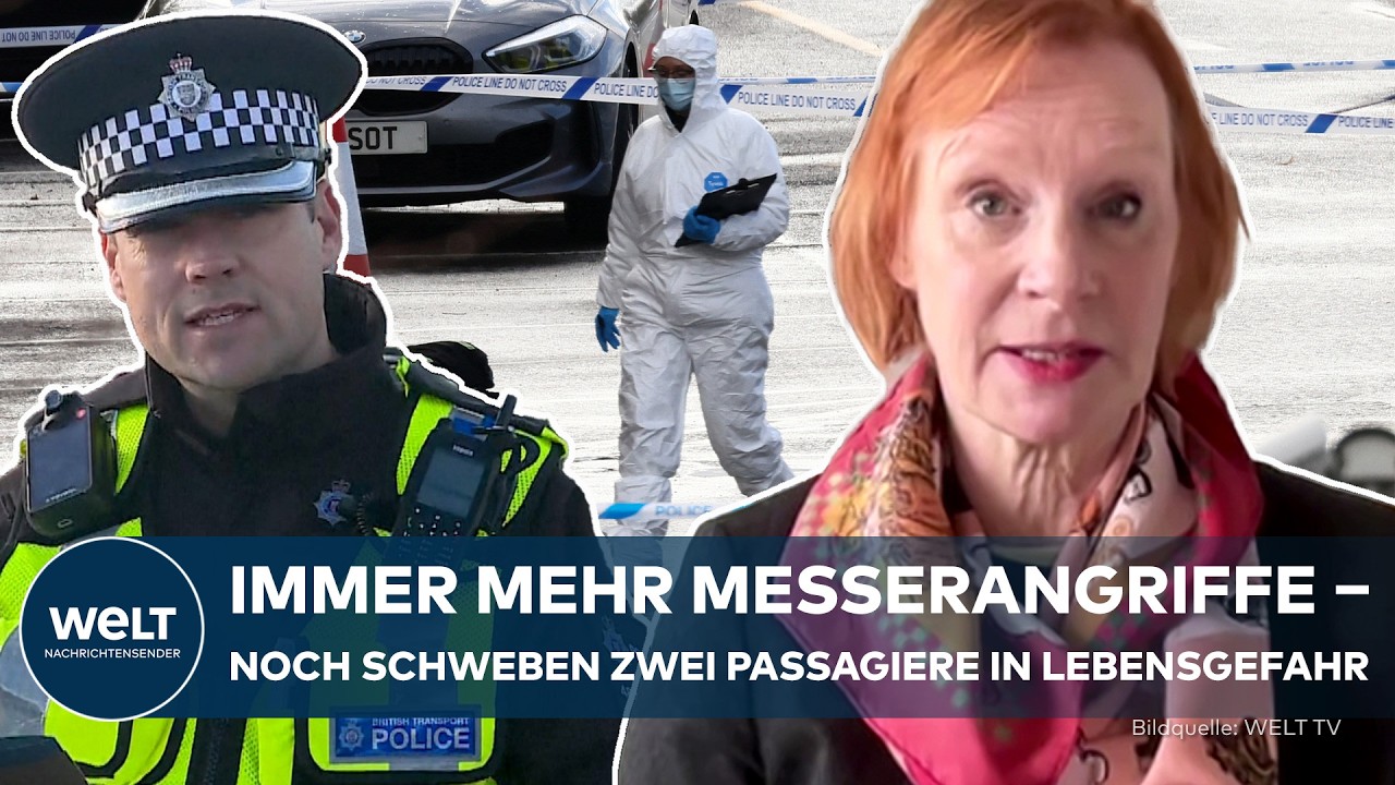 BLUTBAD IM ZUG: Messerattacke ‒ Täter sind ein schwarzer Brite und ein Migrant aus der Karibik