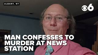 FULL: Man confesses to killing his parents during news interview, arrested in front of station