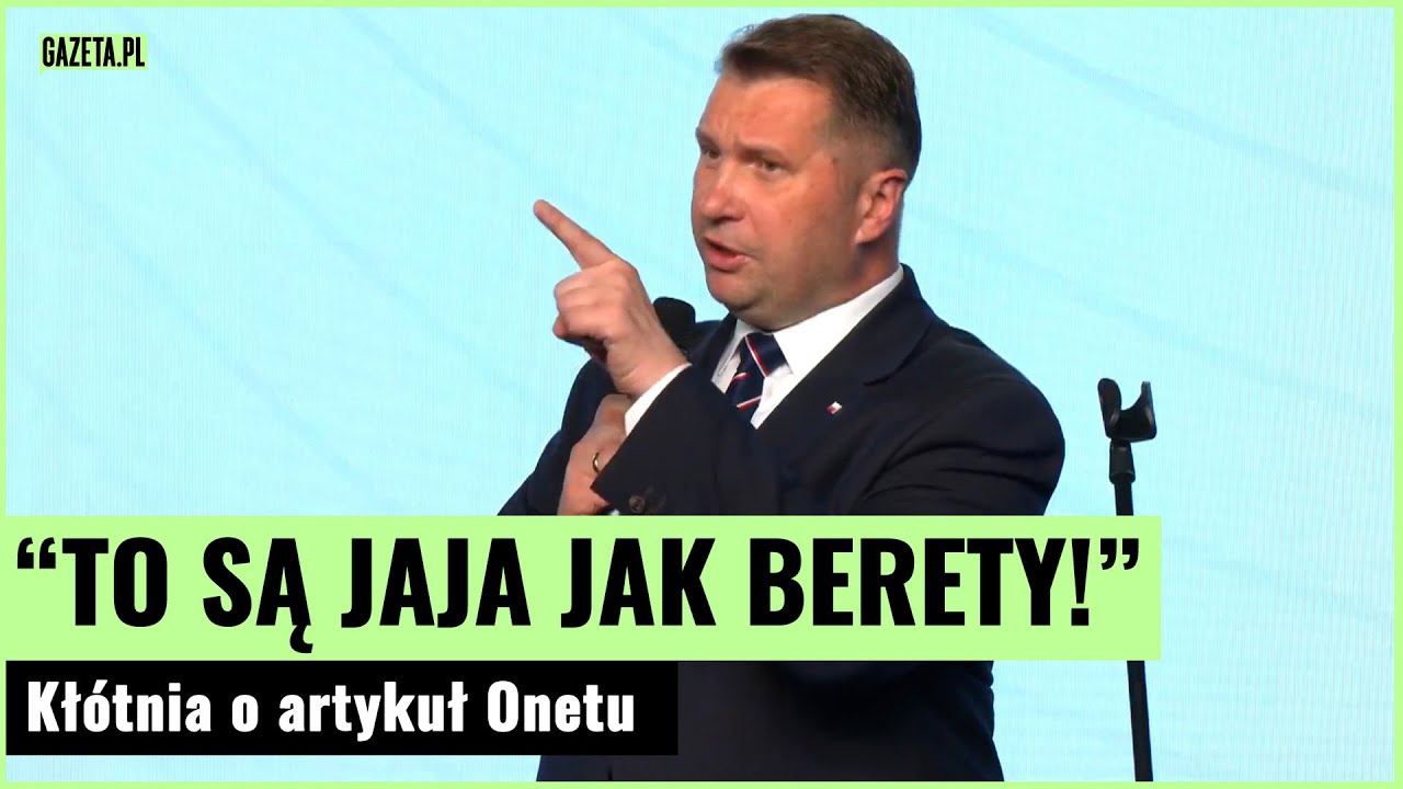 Czarnek kontra dziennikarka TVN! Starcie na konferencji | Gazeta.pl