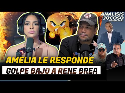 ANALISIS JOCOSO - AMELIA LE RESPONDE CON GOLPE BAJO A RENE BREA