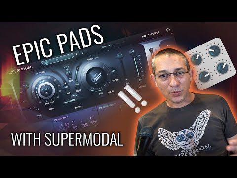 Epic pad with a VERY unique filter - Sound design tutorial with Supermodal