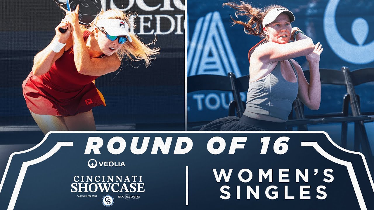 Anna Leigh Waters v Liz Truluck at the Veolia Cincinnati Showcase