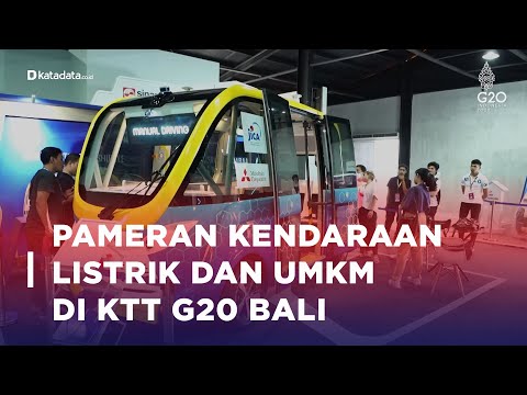 Gerai UMKM Hingga Pameran Kendaraan Listrik Meriahkan KTT G20 Bali| Katadata Indonesia