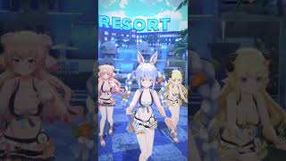 【#ホロナツ】わためぇ＆ねねちと『藍染サマータイム!!』踊ってみた【兎田ぺこら】 #holonatsuParadise #ホロナツ #sho