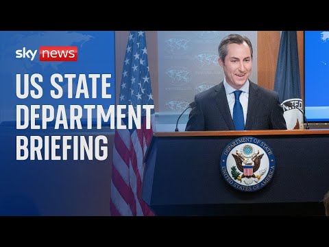 US State Department briefing