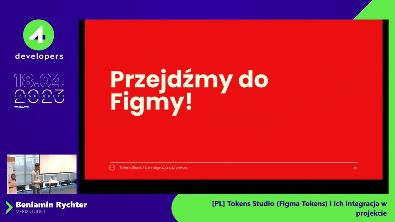 Benjamin Rychter: Tokens Studio (Figma Tokens) i ich integracja w projekcie