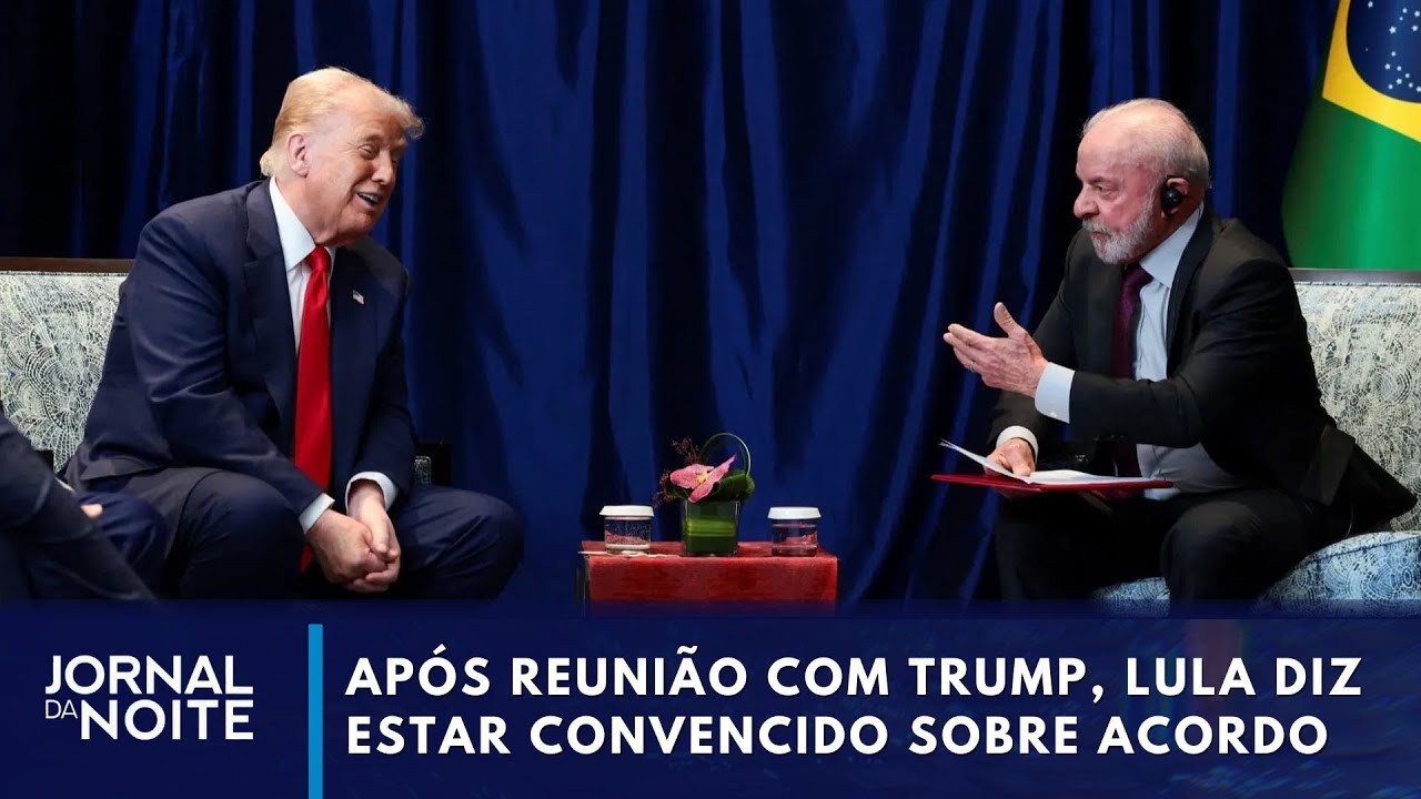 Após reunião com Trump, Lula diz estar convencido sobre acordo