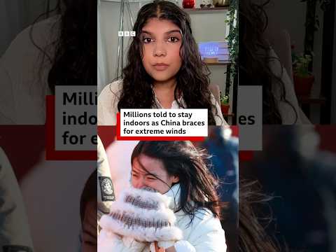 The winds are expected to be stronger than anything northern China has seen in years. #BBCNews