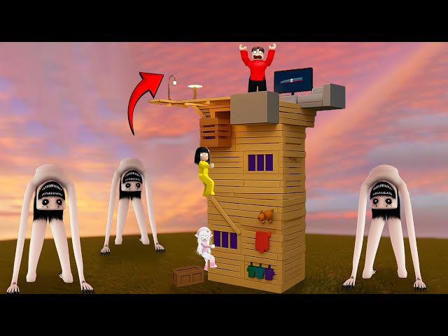 Yuta Mio Bangun Menara 10 Lantai Untuk Sembunyi Dari Anomali | ROBLOX