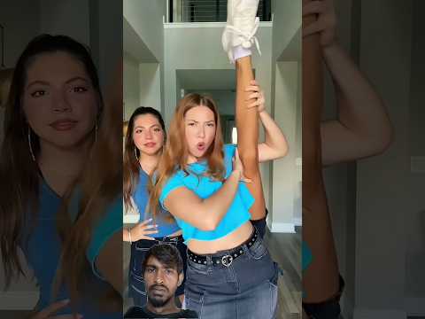 She’s SO FLEXIBLE 😱👀🤣 | Triple Charm #Shorts #comedy #funny #comedyvideos #shortsfeed