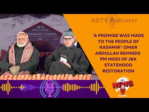 Z Morh Tunnel Sonamarg  | Omar Abdullah's J&K Statehood Promise Reminder To PM Modi