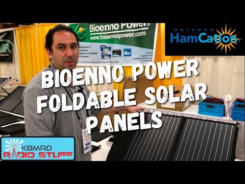Foldable Solar Panels from Bioenno Power Orlando Hamcation 2022