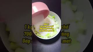 Mứt bí đao vị lá dứa tươi mới giòn tan thanh mát #amthuc #tiktoknauan #congthucnauan