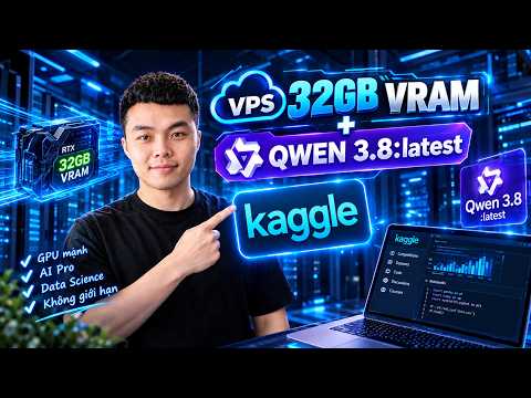 Cách Nhận VPS 32GB VRAM Miễn Phí: Tự Host Qwen 3.8 + Ollama Cực Mượt!