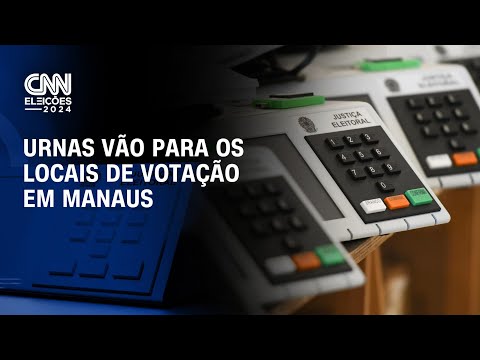 ​Urnas vão para os locais de votação em Manaus | AGORA CNN