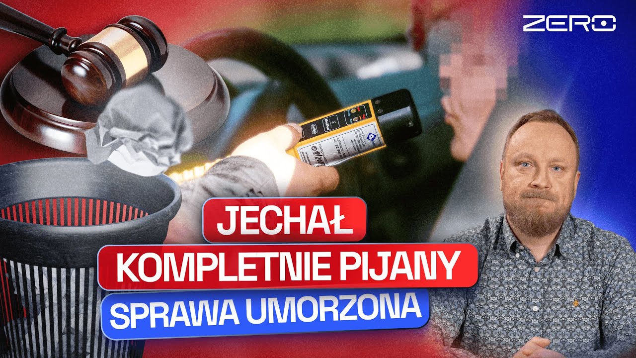 MIAŁ 1,8 PROMILA I PROWADZIŁ. SĘDZIA UMORZYŁA SPRAWĘ: DLACZEGO? I DROGOWE ZERO