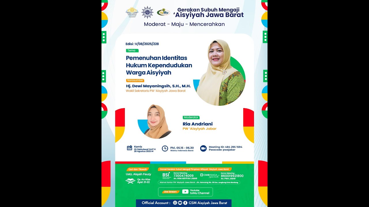 GSM | Pemenuhan Identitas Hukum Kependudukan Warga Aisyiyah | Hj. Dewi Mayaningsih, S.H., M.H. - MuhammadiyahNews.com