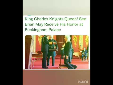 King Charles Knights Queen! See Brian May Receive His Honor at Buckingham Palace