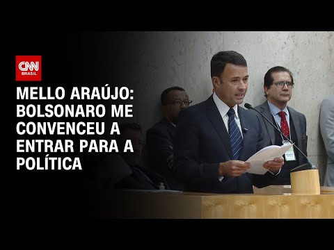 Mello Araújo: Bolsonaro me convenceu a entrar para a política | CNN 360º