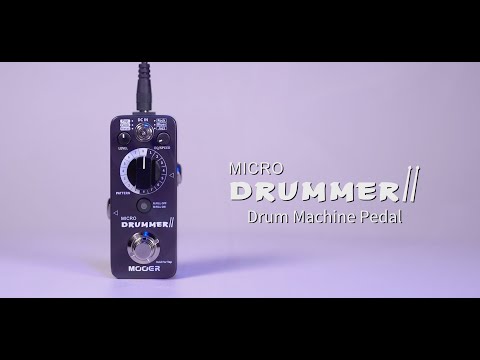 Mooer Micro Drummer II Guitar Drum Machine Pedal