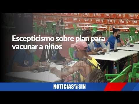 Escepticismo sobre plan para vacunar a niños