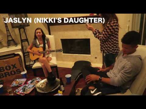 Jaslyn, Jordan Fisher and Stanaj singing