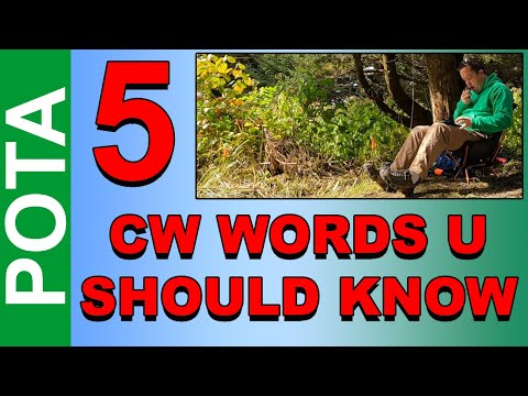 5 CW Words for POTA Hunting You Need To Know #cw #morsecode