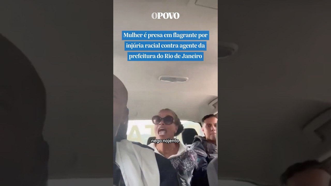 Mulher negra é presa em flagrante por injúria racial contra agente da prefeitura do Rio de Janeiro