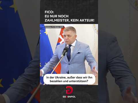 Fico: <strong>EU</strong> nur noch Zahlmeister, kein Akteur! #<strong>eu</strong> #slowakei #fico #ukraine