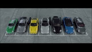 Creating a symphony with 7 generations of Porsche 911 