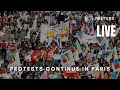 LIVE: Protests continue in Paris after Macron doubles down on pensions