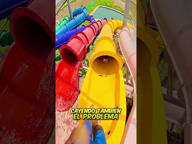Me caí en el tobogán 😂