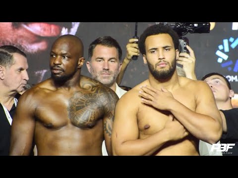 HEATED!! MOSES ITAUMA VS DILLIAN WHYTE • FULL WEIGH IN AND FINAL FACE OFF • DAZN BOXING