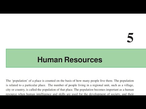 Human Resources (part 2) |10th sst chapter 5 CGBSE |10th Geography Chapter 5| SCERT |Geography|CGBSE