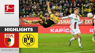 BVB Drops Points Again | Augsburg — Borussia Dortmund 1-1 | Highlights | MD 15 – Bundesliga 23/24