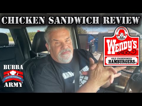 Wendy's Chicken Sandwich Review! Not Just 1 Bite, Half The Sandwich, Because I'm A Fatass - Ep. 4