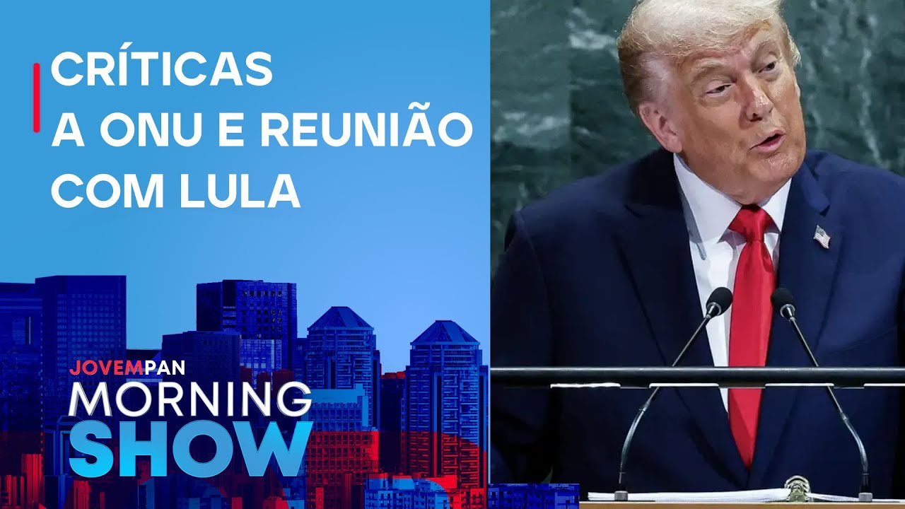 Discurso de TRUMP na ONU SURPREENDEU Bancada DEBATE