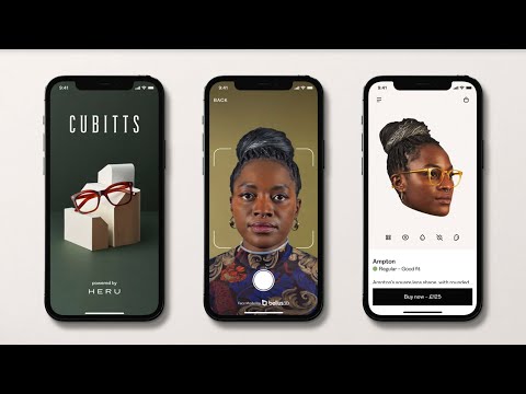 Cubitts app uses 3D-scanning technology to find the right glasses for every face
