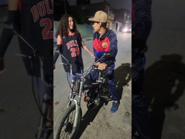 Quando meu amigo deu uma voltadinha na minha bikelete 😅😂 #shorts