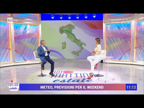 Meteo, previsioni per il weekend - Unomattina Estate 23/08/2024