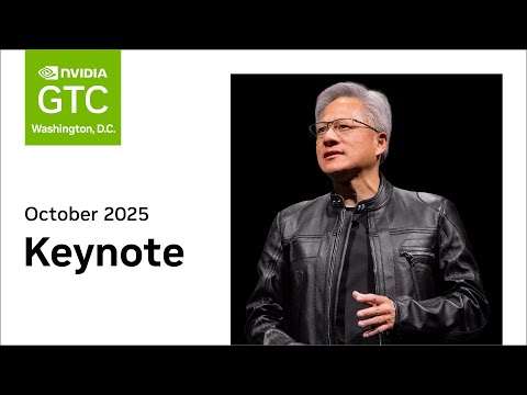 GTC October 2025 Keynote with NVIDIA CEO Jensen Huang