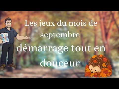 Jeux de septembre, c'est reparti !
